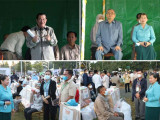 លោកជំទាវកិត្តិសង្គហបណ្ឌិត ម៉ែន សំអន អញ្ជើញចូលរួមក្នុងពិធីផ្តល់ស្រូវពូជ ជូនប្រជាកសិករចំនួន ៣.៤៦០ គ្រួសារ ដែលរងគ្រោះដោយសារគ្រោះទឹកជំនន់ នៅខេត្តកំពង់ឆ្នាំង