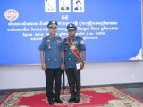 នាយឧត្តមសេនីយ៍ សៅ សុខា អញ្ជើញជួបសំណេះសំណាល បំពាក់ឋានន្តរសក្តិ និងឥស្សរិយយស ដល់យោធិននៃកងរាជអាវុធហត្ថចូលនិវត្តន៍ពិការ ឆ្នាំ២០២២