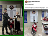ម៉ូតូ០១គ្រឿង ដែលអាវុធហត្ថរាជធានីភ្នំពេញ ប្រកាសស្វែងរកម្ចាស់ កាលពីល្ងាចម្សិលមិញ ត្រូវបានម្ចាស់មកទទួលយកទៅវិញហើយ!