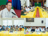 លោក ខូយ រីដា អភិបាលខេត្តពោធិ៍សាត់  ដឹកនាំប្រជុំគណៈបញ្ជាការឯកភាព និងប្ដេជ្ញាខិតខំប្រឹងប្រែងធ្វើយ៉ាងណាកែប្រែមុខមាត់ថ្មីរបស់ខេត្តមួយនេះ