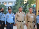 សកម្មភាពនគរបាលការពារមណ្ឌលប្រឡងសញ្ញាបត្រមធ្យមសិក្សាទុតិយភូមិ និងដឹកជញ្ជូនសន្លឹកកិច្ចការប្រឡងត្រឡប់ទៅភ្នំពេញ