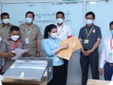 លោកជំទាវ បាន ស្រីមុំ អភិបាលខេត្តប៉ៃលិនចូលរួមអបអរសាទរលទ្ធផលប្រឡងបាក់ឌុបឆ្នាំសិក្សា២០២១-២០២២