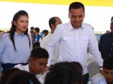 ឯកឧត្តម ស សុខា ប្រគល់អំណោយ និងរៀបចំអាហារសាមគ្គី ជូនកុមារនៅមណ្ឌល កុមារកំព្រា វិសាខា នៃក្តីសង្ឃឹមវត្តខ្ចាស់