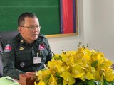 លោកវរសេនីយ៍ឯក សៅ សារឿន អធិការនគរបាលក្រុងប៉ោយប៉ែតដឹកនាំកិច្ចប្រជុំផ្សព្វផ្សាយផែនការ ការពារសន្តិសុខ ក្នុងពិធីអបអរសាទ ខួបអនុស្សាវរីយ៍ លើកទី៤៤ ទិវាជ័យជំនះ៧មករា