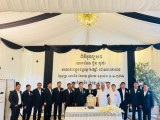 កិត្តិបណ្ឌិត ហ៊ីង ប៊ុនហៀង និងប្រតិភូ ក្នុងនាមគណៈកម្មាធិការគណបក្សខុទ្ទកាល័យសម្តេចតេជោ អញ្ជើញគោរពវិញ្ញាណក្ខន្ធលោកជំទាវ ប៊ុន សុថា