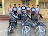 នាំខ្លួនជនសង្ស័យ សរុប ០៧ នាក់ ពាក់ព័ន្ធករណីប្រើប្រាស់កាំបិតខ្វែវ កាប់ប្លន់យកម៉ូតូ