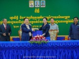 រដ្ឋបាលខេត្តប៉ៃលិន និងខេត្តបាត់ដំបង ប្រគល់-ទទួលលិខិតផ្ទេរសិទ្ធិ និងកាតព្វកិច្ចក្នុងភូមិសាស្ត្រដែលបានកែសម្រួល ព្រំប្រទល់រវាងខេត្តទាំង២