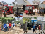 ឯកឧត្តម រ័ត្ន ស្រ៊ាង ប្រធានក្រុមការងារ រាជរដ្ឋាភិបាល ចុះជួយខណ្ឌដង្កោ បានចាត់ឱ្យក្រុមការងារនាំយករថយន្តដឹកទឹកស្អាត យកទៅចែកជូនដល់បងប្អូនប្រជាពលរដ្ឋ រស់នៅភូមិត្រពាំងចក សង្កាត់ព្រៃវែង ខណ្ឌដង្កោ ដែលកំពុងជួបនូវការខ្វះខាតទឹកប្រើប្រាស់