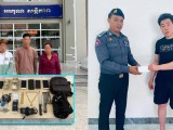 ឆក់ទូរស័ព្ទភ្លាម រត់ឡើងម៉ូតូគេចខ្លួនភ្លាម ក៏ត្រូវបាន អាវុធហត្ថ ឃាត់ខ្លួនភ្លែត!