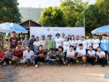 ក្រុមហ៊ុន វ័ន ហ្វ្រេតធើនីធី (វីតាល់) បំពាក់ស្លាកសញ្ញាប្រាប់ទិសតាមគោលដៅ និងផ្លូវឡើងទៅកំពូលភ្នំដល់ភ្ញៀវទេសចរ នៅតំបន់បេតិកភណ្ឌធម្មជាតិ ភ្នំត្បែងមានជ័យ