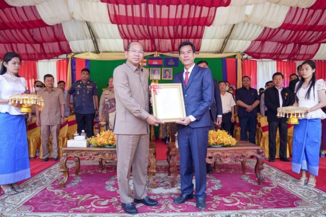 ប្រកាសចូលកាន់តំណែងអភិបាលថ្មី ស្រុកបន្ទាយមាស ខេត្ដកំពត, អភិបាលខេត្តរំលឹកឲ្យមន្ដ្រីទាំងអស់ កុំយកតួនាទីធ្វើឲ្យពលរដ្ឋឈឺចាប់