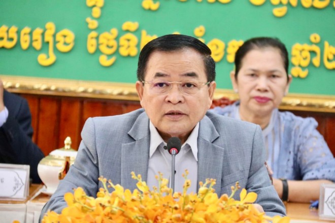 ឯកឧត្តម ម៉ែន វិបុល អភិបាលខេត្ត​ស្វាយរៀង​បាន​អញ្ជើញ​ជា​អធិបតី​ក្នុង​កិច្ចប្រជុំ​បូក​សរុប​លទ្ធផល​ការងារ​ប្រចាំ​ខែ​កុម្ភៈ និង​ទិសដៅ​ការងារ​ខែមីនា ឆ្នាំ​២០២៣