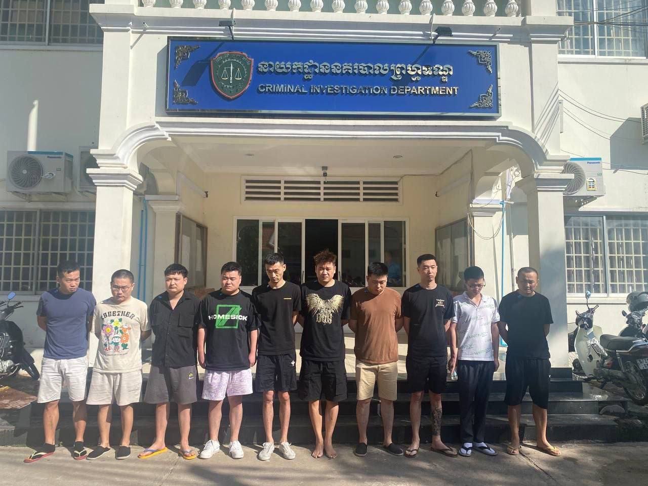 ឃុំខ្លួនជនជាតិចិន ១០នាក់ដែលជាមេខ្លោង ថតរឿងកូនជ្រូក ក្នុងខណ្ឌបឹងកេងកង